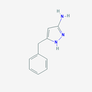 molecular formula C10H11N3 B172174 5-Benzyl-1H-pyrazol-3-amine CAS No. 150712-24-6