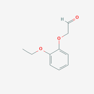 molecular formula C10H12O3 B172223 2-(2-Ethoxyphenoxy)acetaldehyde CAS No. 103181-55-1