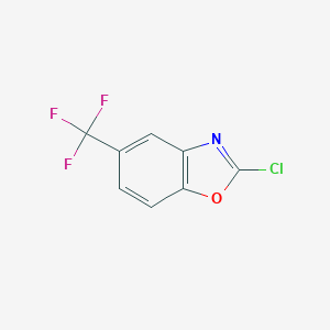molecular formula C8H3ClF3NO B172225 2-氯-5-(三氟甲基)苯并[d]恶唑 CAS No. 114997-91-0