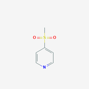 molecular formula C6H7NO2S B172244 4-(Methylsulfonyl)pyridine CAS No. 17075-15-9