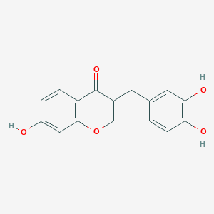 molecular formula C16H14O5 B172250 脱氧皂角苷 B CAS No. 113122-54-6