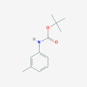 molecular formula C12H17NO2 B172257 Tert-butyl m-tolylcarbamate CAS No. 18437-67-7