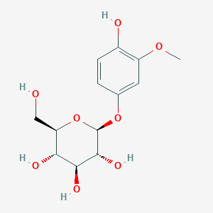 molecular formula C13H18O8 B172295 Tachioside CAS No. 109194-60-7