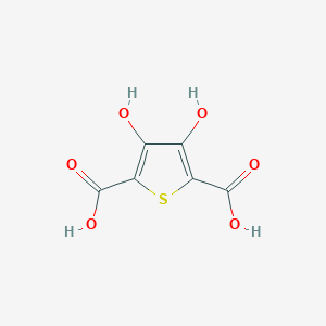 molecular formula C6H4O6S B172312 3,4-二羟基噻吩-2,5-二羧酸 CAS No. 14282-58-7
