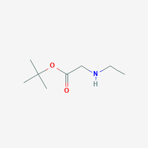 molecular formula C8H17NO2 B172335 叔丁基2-(乙基氨基)乙酸酯 CAS No. 172317-17-8