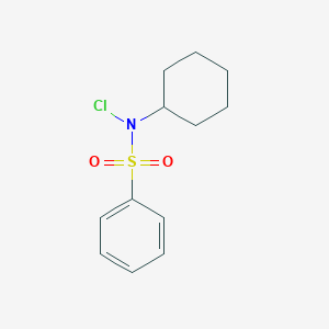 molecular formula C12H16ClNO2S B172343 N-氯-N-环己基苯磺酰胺 CAS No. 15963-66-3