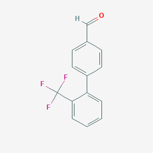 B172345 2'-TrifluoroMethyl-Biphenyl-4-Carbaldehyde CAS No. 198205-95-7