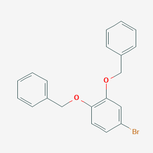 molecular formula C20H17BrO2 B172382 1,2-双(苄氧基)-4-溴苯 CAS No. 16047-57-7