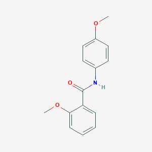 molecular formula C15H15NO3 B172418 2-甲氧基-N-(4-甲氧基苯基)苯甲酰胺 CAS No. 97618-68-3