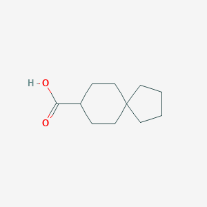 molecular formula C11H18O2 B172430 螺[4.5]癸烷-8-羧酸 CAS No. 19027-23-7