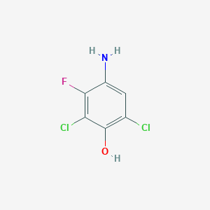 B172438 4-Amino-2,6-dichloro-3-fluorophenol CAS No. 118159-53-8