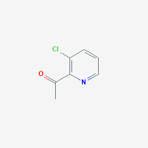 molecular formula C7H6ClNO B172450 1-(3-Chloropyridin-2-yl)ethanone CAS No. 131109-75-6