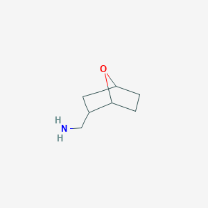 molecular formula C7H13NO B172490 1-(7-氧杂双环[2.2.1]庚-2-基)甲胺 CAS No. 153005-43-7