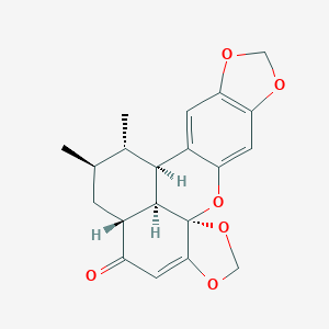 molecular formula C₂₀H₂₀O₆ B172494 沙钱酮 CAS No. 177931-17-8