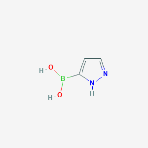 B172516 1H-Pyrazol-3-ylboronic acid CAS No. 1239363-47-3