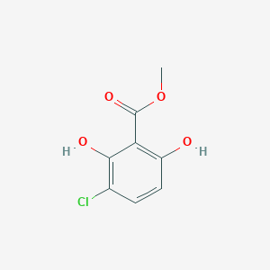 molecular formula C8H7ClO4 B172543 3-氯-2,6-二羟基苯甲酸甲酯 CAS No. 134393-36-5