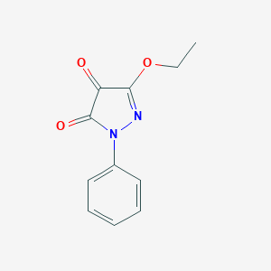 B172580 3-Ethoxy-1-phenyl-1H-pyrazole-4,5-dione CAS No. 197652-05-4