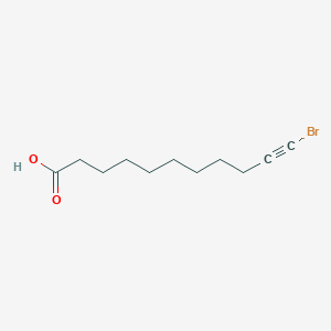 molecular formula C11H17BrO2 B172589 11-bromoundec-10-ynoic Acid CAS No. 13030-63-2