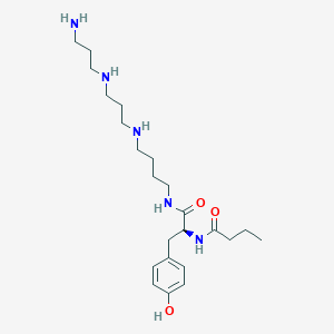 molecular formula C23H41N5O3 B172612 Philanthotoxin CAS No. 115976-91-5