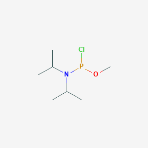 B017263 N-[chloro(methoxy)phosphanyl]-N-propan-2-ylpropan-2-amine CAS No. 86030-43-5