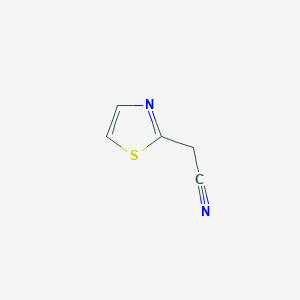 molecular formula C5H4N2S B172673 噻唑-2-基-乙腈 CAS No. 101010-74-6