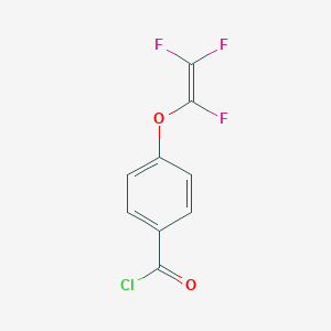molecular formula C9H4ClF3O2 B172691 4-(Trifluorovinyloxy)benzoyl chloride CAS No. 134151-67-0
