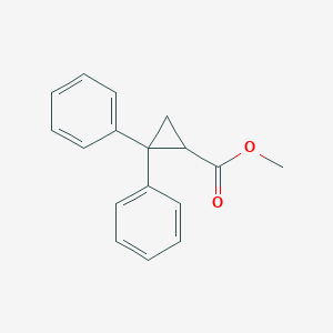 molecular formula C17H16O2 B172694 2,2-二苯基环丙烷甲酸甲酯 CAS No. 19179-60-3