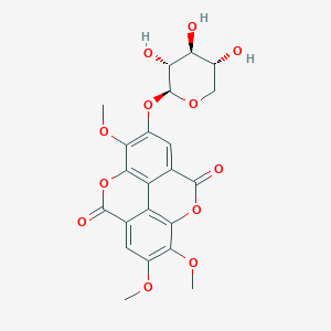molecular formula C22H20O12 B172710 3,7-Di-O-methylducheside A CAS No. 136133-08-9
