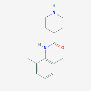 molecular formula C14H20N2O B172719 N-(2,6-Dimethylphenyl)piperidine-4-carboxamide CAS No. 109403-19-2