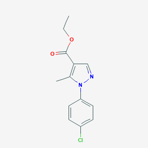 molecular formula C13H13ClN2O2 B172726 1-(4-氯苯基)-5-甲基-1H-吡唑-4-羧酸乙酯 CAS No. 169548-94-1