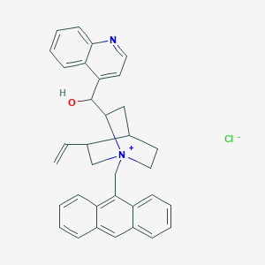 molecular formula C34H33ClN2O B172746 N-(9-Anthracenylmethyl)cinchonindinium chloride CAS No. 199588-80-2