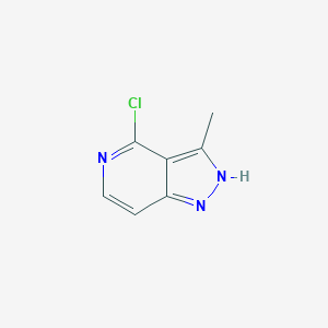 molecular formula C7H6ClN3 B172758 4-Chloro-3-methyl-1H-pyrazolo[4,3-c]pyridine CAS No. 120422-93-7