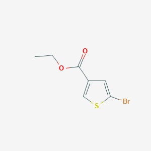 molecular formula C7H7BrO2S B172790 Ethyl 5-bromothiophene-3-carboxylate CAS No. 170355-38-1