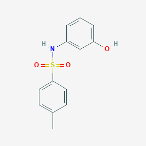 molecular formula C13H13NO3S B172791 N-(间羟基苯基)-对甲苯磺酰胺 CAS No. 3743-29-1