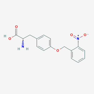 molecular formula C16H16N2O5 B172797 O-(2-Nitrobenzyl)-L-tyrosine CAS No. 184591-51-3