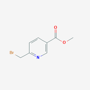 molecular formula C8H8BrNO2 B172810 6-(溴甲基)烟酸甲酯 CAS No. 131803-48-0