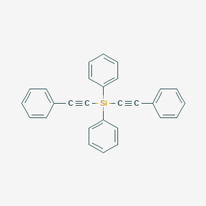 molecular formula C28H20Si B172817 二苯双(苯乙炔基)硅烷 CAS No. 18784-61-7