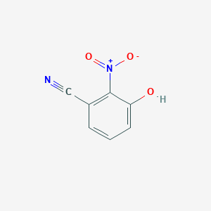 molecular formula C7H4N2O3 B172818 3-羟基-2-硝基苯甲腈 CAS No. 129298-23-3