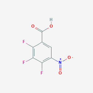 molecular formula C7H2F3NO4 B172838 2,3,4-三氟-5-硝基苯甲酸 CAS No. 197520-71-1