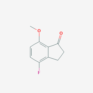 B172884 4-Fluoro-7-methoxy-2,3-dihydro-1H-inden-1-one CAS No. 127033-13-0