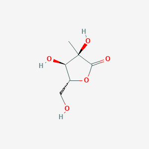 molecular formula C6H10O5 B017293 (3R,4R,5R)-3,4-二羟基-5-(羟甲基)-3-甲基二氢呋喃-2(3H)-酮 CAS No. 492-30-8