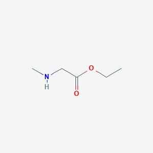 molecular formula C5H11NO2 B172931 Ethyl 2-(methylamino)acetate CAS No. 13200-60-7