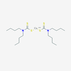 molecular formula C18H36CuN2S4 B172954 二丁基二硫代氨基甲酸铜 CAS No. 13927-71-4