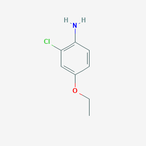 molecular formula C8H10ClNO B172958 Benzenamine, 2-chloro-4-ethoxy- CAS No. 178452-11-4