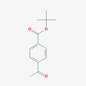 molecular formula C13H16O3 B172967 Tert-butyl 4-acetylbenzoate CAS No. 105580-41-4