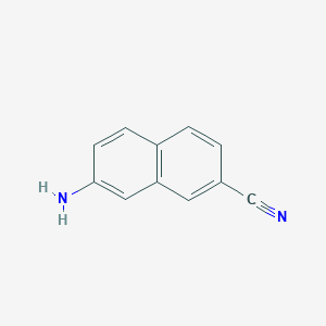molecular formula C11H8N2 B172971 7-氨基萘-2-碳腈 CAS No. 129667-71-6