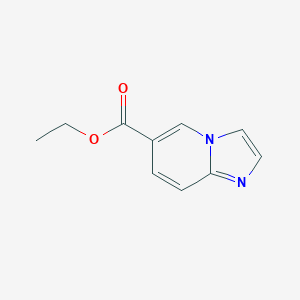 molecular formula C10H10N2O2 B173054 咪唑并[1,2-a]吡啶-6-甲酸乙酯 CAS No. 158001-04-8