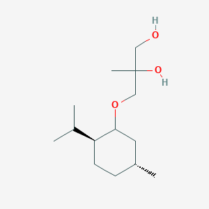 molecular formula C14H28O3 B173061 3-(L-薄荷氧基)-2-甲基丙烷-1,2-二醇 CAS No. 195863-84-4