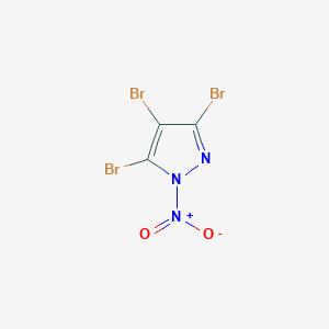molecular formula C3Br3N3O2 B173068 3,4,5-三溴-1-硝基-1H-吡唑 CAS No. 104599-40-8