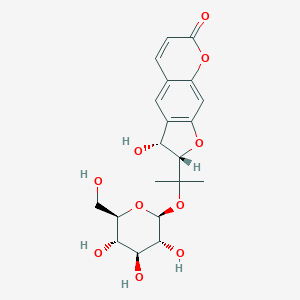 molecular formula C20H24O10 B017310 Smyrindioloside CAS No. 87592-77-6